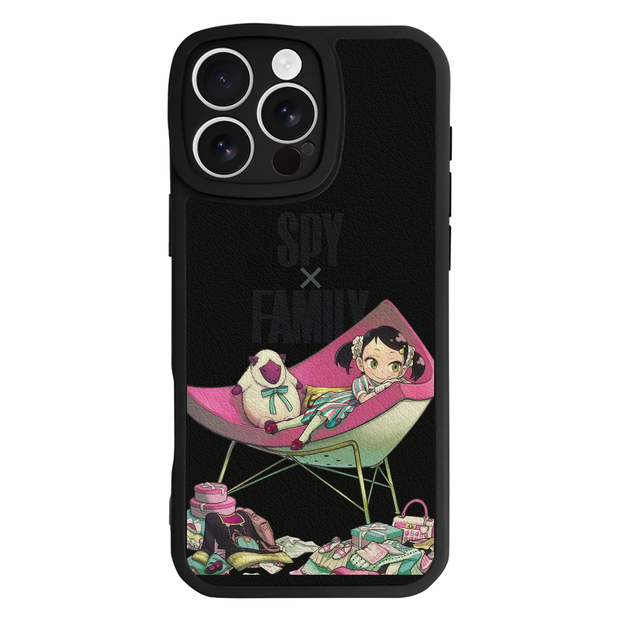 （画像用） SPY×FAMILY间谍家家酒 【iPhone 16シリーズ対応】シリコンスマホケース（レザー調） 材質：シリコン